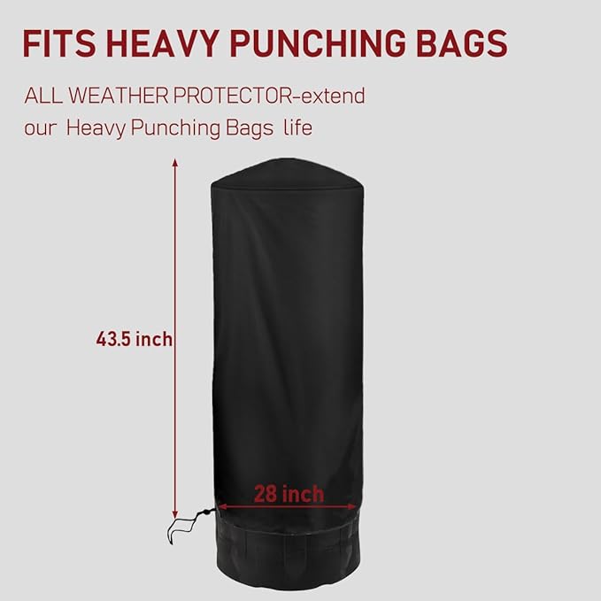 Freestanding Punching Bag Cover Outdoor Waterproof Protective Cover for Boxing Bag