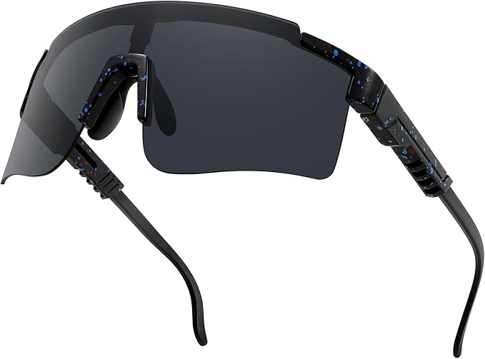 MALIDAK Sports Sunglasses for Mens Women Youth Baseball Sunglasses UV400 Protection Men Cycling Glasses