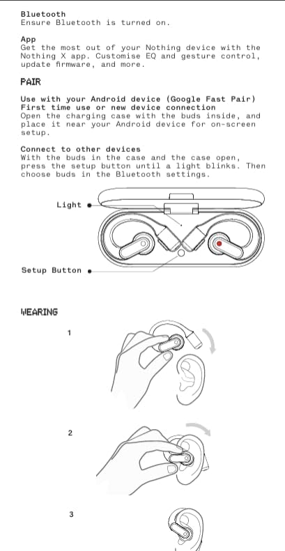 Nothing Ear (Open) Open-Ear Headphones, Earbuds with Earhooks, BT 5.3, Clear Voice Technology with 2 Mics, Fast Charging, Compatible with iPhone & Android -White