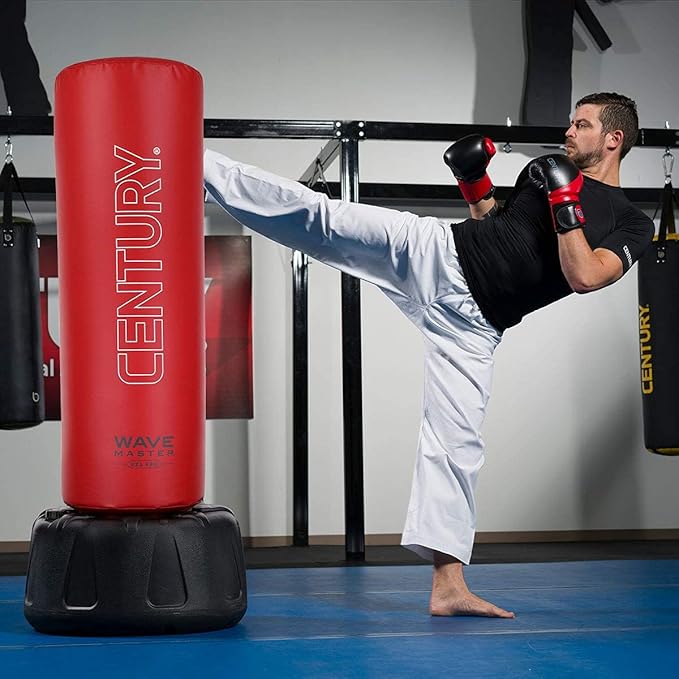 Century Wavemaster 2XL Pro Freestanding Punching Bag for Adults - Color Options | Boxing Bag with Stand | Punching Dummy & Kickboxing Bag | Heavy Punching Bag | Adjustable Martial Arts Kicking Bags