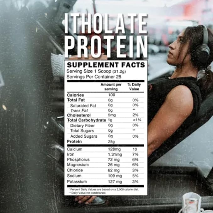 RAW Whey Isolate Protein Powder, Frosted Frenchie Cookie (CBUM Itholate) - 100% Grass-Fed Sports Nutrition Powder for Muscle Growth & Recovery - Low-Fat, Low Carb, Naturally Flavored - 25 Servings