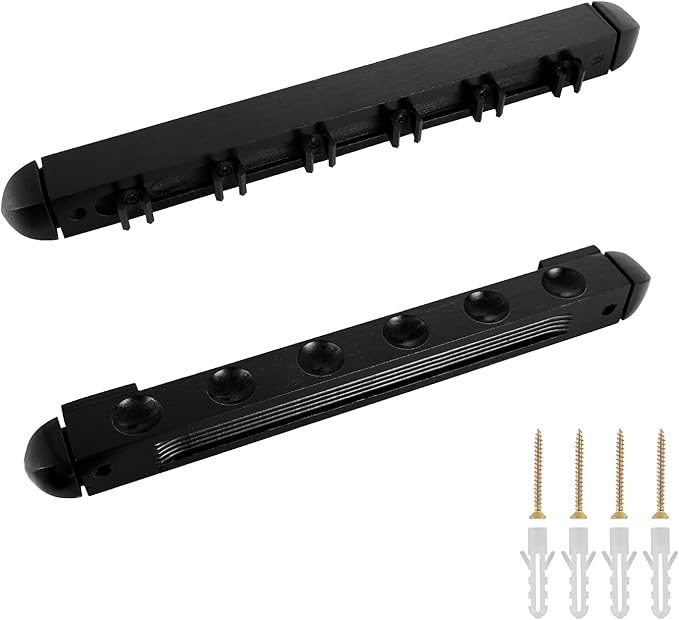 Pool Stick Holder - Wall Mounted with 6/8 Stick Capacity