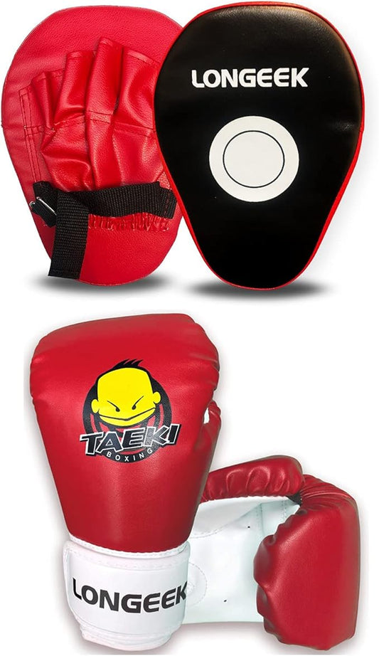 Longeek 4/6oz Kids Boxing Gloves,Training Gloves,Bag Gloves,Fight Gloves for 3-15 Years Childrens