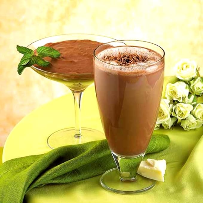 Nutmeg State Nutrition - Pudding or Shake, Low Calories, 15g Protein, Low Fat, 7 Servings Per Box (Chocolate Mint)