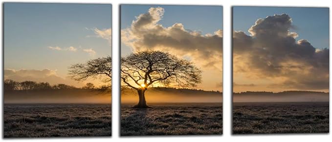 Yetaryy Inspirational Wall Art Tree of Life landscape Motivational Canvas Painting Modern Inspiring Entrepreneur Quotes Posters and Prints Artwork Inspiration Motivation Office Home Decorations