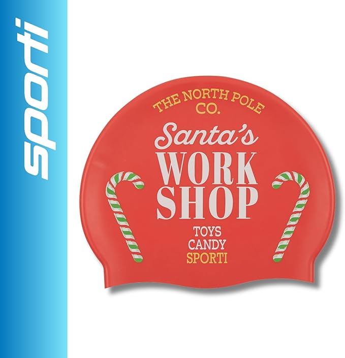 Sporti Silicone Swim Cap for Kids, Unisex Youth Swimming Cap, Protection Bathing Caps for Your Children, Aged 2-10