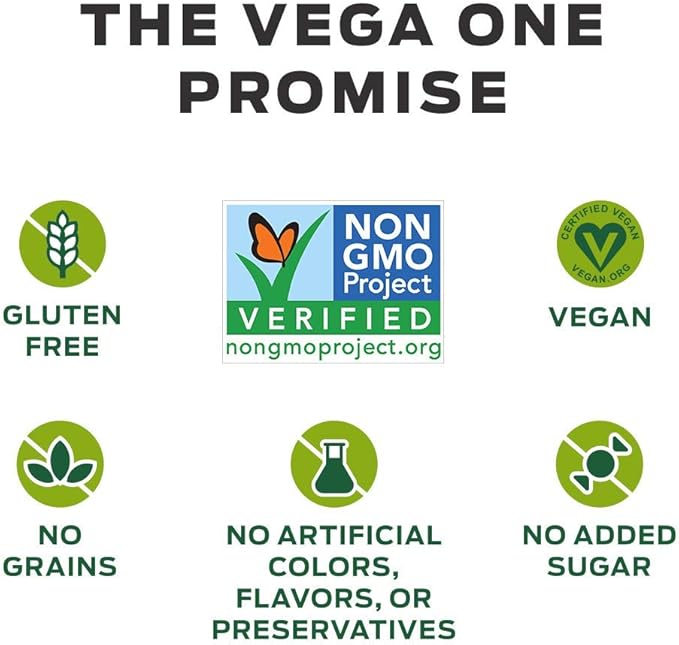 Vega Organic All-in-One Vegan Protein Powder, Chocolate - Superfood Ingredients, Vitamins for Immunity Support, Keto Friendly, Pea Protein for Women & Men, 13.2 oz (Packaging May Vary)