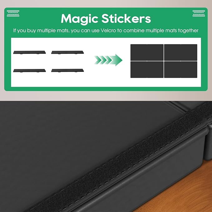 Gymnastics Tumbling Mats Portable Gymnastics Mat Foldable Tumbling Mat 2'x6'/4'x8' PU Leather Exercise Mat Yoga Mat with Carrying Handles for home Workout outdoor Yoga Gymnastics