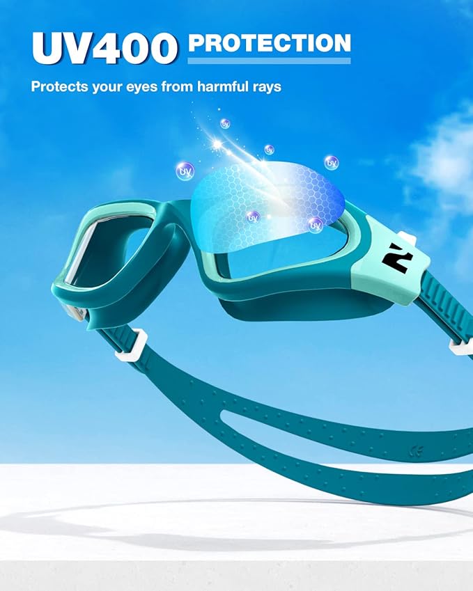 ZIONOR Swim Goggles, G1 SE Swimming Goggles Anti-fog for Adult Men Women