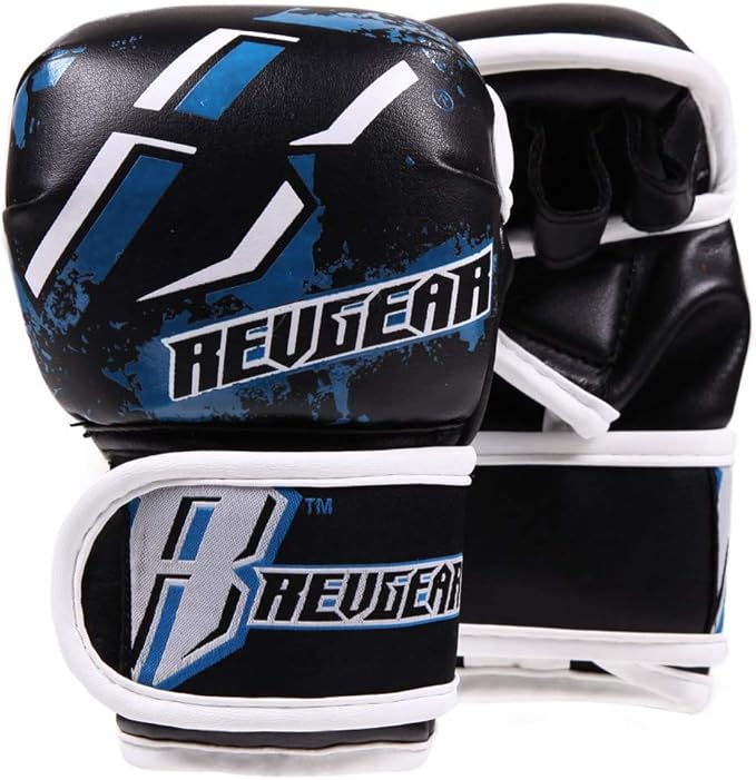 Revgear Kids MMA Boxing Gloves Combat Series, Youth Boxing Gloves, Muay Thai Punching Gloves - Protected Thumb, Ventilation