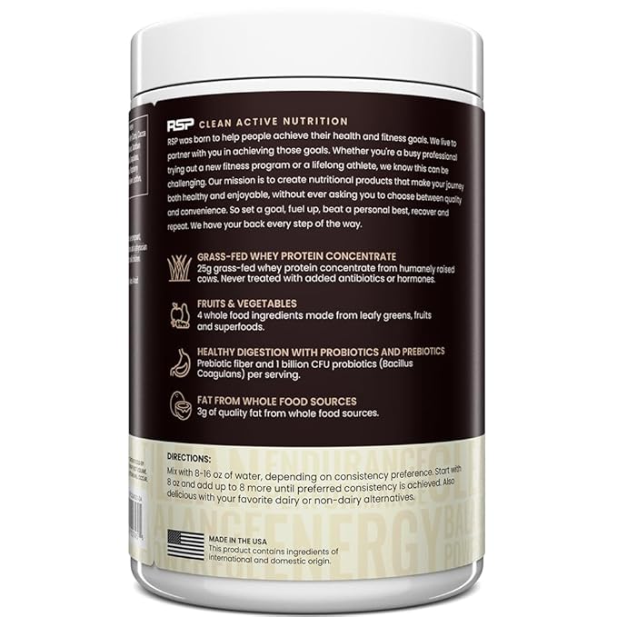 TrueFit Gut Healthy Protein Powder, Grass-Fed Whey Meal Replacement Shake with Prebiotics, Probiotics, & Organic Superfoods, Keto Friendly, Gluten Free
