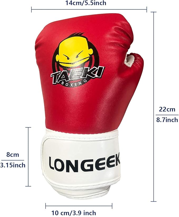 Longeek 4/6oz Kids Boxing Gloves,Training Gloves,Bag Gloves,Fight Gloves for 3-15 Years Childrens
