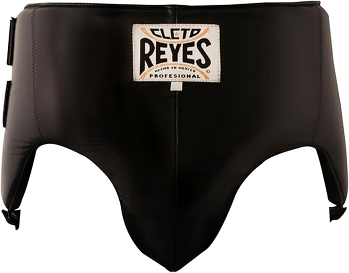 CLETO REYES Kidney and Foul Groin Protector, Boxing Training Equipment, Protective Gear for Men, Black
