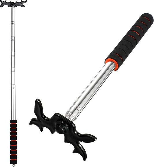 Skylety Retractable Billiard Cue Stick Bridge with Bridge Head, Snooker Set Billiard Pool Cue Accessory for Pool Table