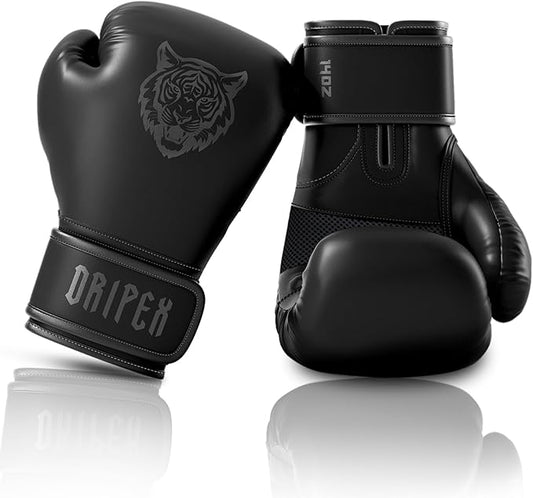 Dripex Boxing Gloves for Men Women Youth, Boxing Training Gloves | for Heavy Bag Workout, Muay Thai, Kickboxing, Sparring Punching（8 10 12 14 16oz）