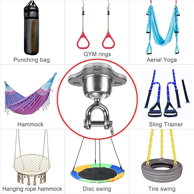 SELEWARE Boxing Punching Bag Hanger, Heavy Bag Hanger Bracket for Heavy Bag Boxing Muay Thai Training Hardware