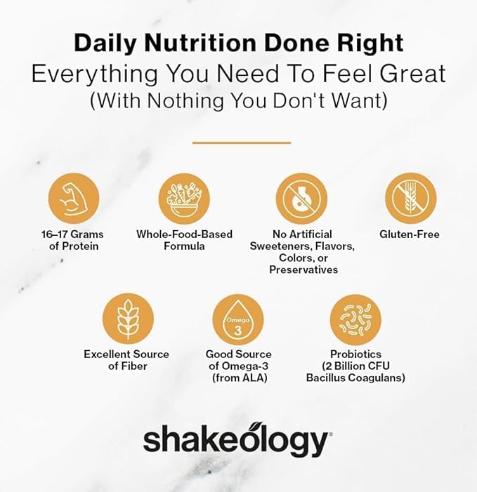 Shakeology Sampler Pack Vegan Protein Powder, Gluten Free Superfood Protein Shake with Supergreens, Probiotics for Gut Health, Adaptogens, Vitamins, 16g Plant Protein per Serving