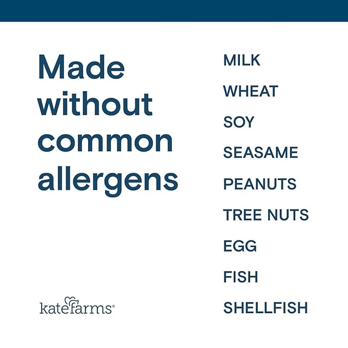 KATE FARMS Organic 1.4 High Calorie Nutrition Shake, Chocolate, 20g Protein, 27 Vitamins and Minerals, Meal Replacement, 11 oz (12 Pack)