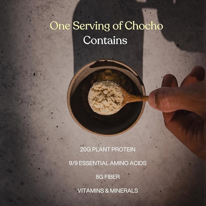 Mikuna Chocho Superfood Protein, Plant-Based Protein Powder, Travel Packs - Vegan, Gluten Free, 3g Net Carbs or Less, and Bioavailable, Non-Isolate (8 Servings, Cacao)