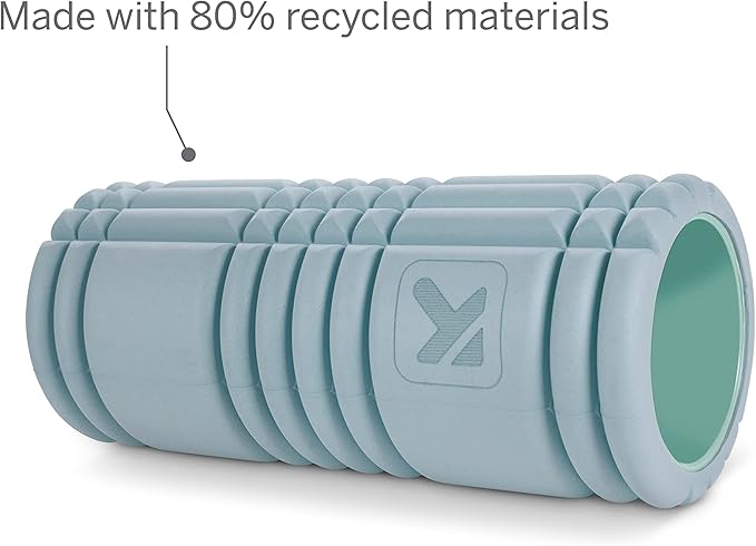 TriggerPoint Grid 1.0 Foam Roller - 13" Multi-Density Massage Roller for Deep Tissue & Muscle Recovery - Relieves Tight, Sore Muscles & Kinks, Improves Mobility & Circulation - Targets Key Body Parts