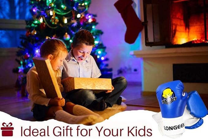 Longeek Kids Boxing Gloves for 3-8 Years Toddler Baby 4oz Fighting Training Punching Bag MMA