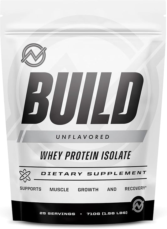 Outwork Nutrition Whey Isolate Protein Powder - Accelerates Muscle Building & Recovery - Low Lactose, Gluten-Free - Post Workout Supplement - Enhanced Protein Synthesis, Unflavored, 1.56lbs