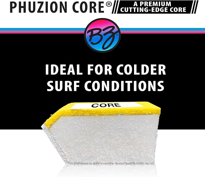 BZ BodyBoards - T-10 Progressive Series Bodyboard - HDPE Slick - Crescent Tail - PHUZION Core - 8lb Deck