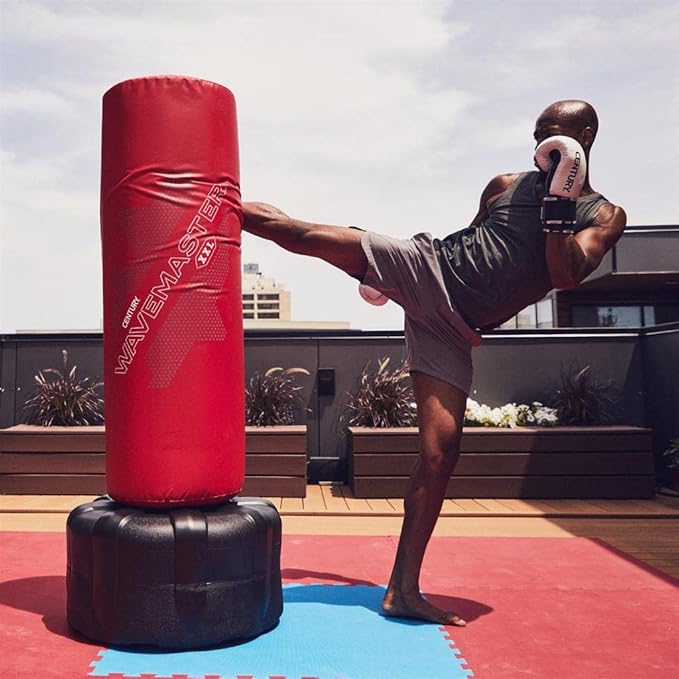 Century Wavemaster XXL | Freestanding Punching Bag with Base | Heavy Bag Boxing Martial Arts Kickboxing Bag | Optimal Strength and Cardio Training Bag