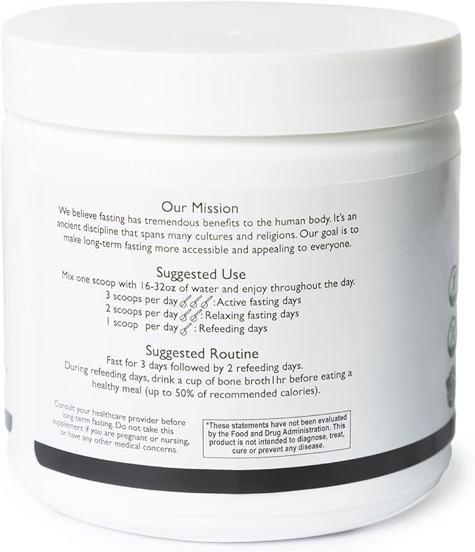 WATERFAST Keto Electrolyte Powder for Fasting and Hydration - Lemon Lime Flavor | Pink Himalayan Salt (Sodium), Potassium, Magnesium, Calcium | Sugar Free, Gluten Free, Soy Free