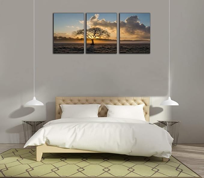 Motivational Wall Art Inspirational Entrepreneur Quotes Canvas Painting Tree of Life Modern Inspiring Posters Pictures Prints Framed Artwork Decorations for Living Room Home Office House Decor