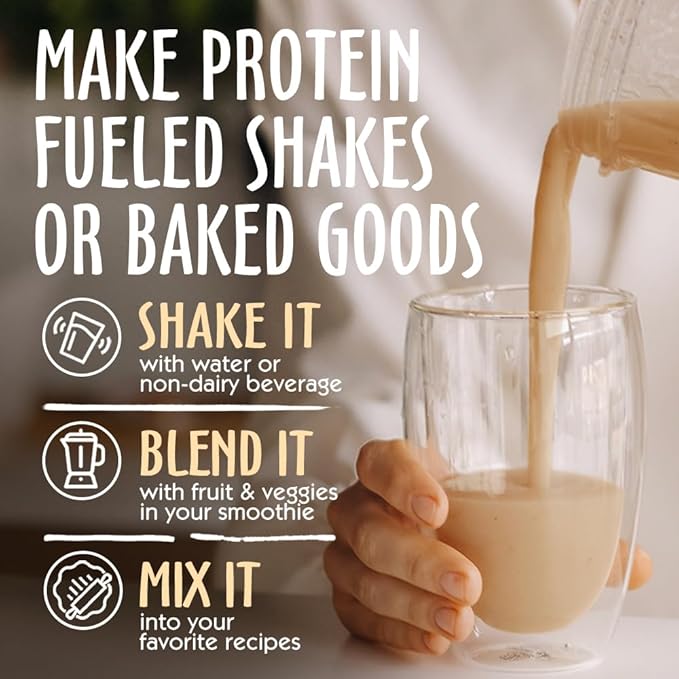 Pea Protein Powder, Vegan Chocolate Flavor, 100% Plant Based, No Artificial Sweeteners, Non GMO, Gluten Free & Soy Free, 2.11 LB