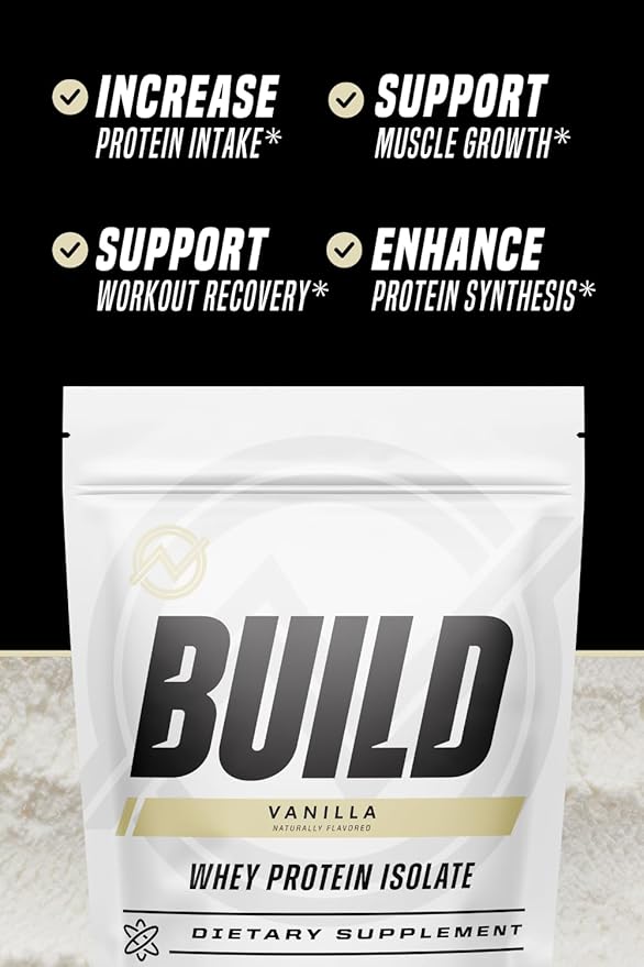 Outwork Nutrition Whey Isolate Protein Powder - Accelerates Muscle Building & Recovery - Low Lactose, Gluten-Free - Post Workout Supplement - Enhanced Protein Synthesis, Vanilla, 1.6lbs