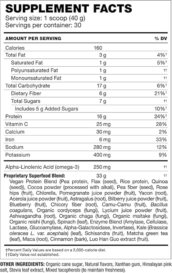 Shakeology Sampler Pack Vegan Protein Powder, Gluten Free Superfood Protein Shake with Supergreens, Probiotics for Gut Health, Adaptogens, Vitamins, 16g Plant Protein per Serving