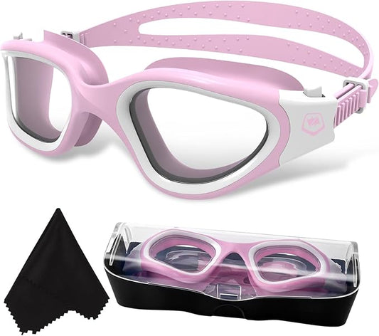 WIN.MAX Polarized Swimming Goggles Swim Pool Goggles Anti Fog Anti UV No Leakage Clear Vision for Men Women Adults Teenagers