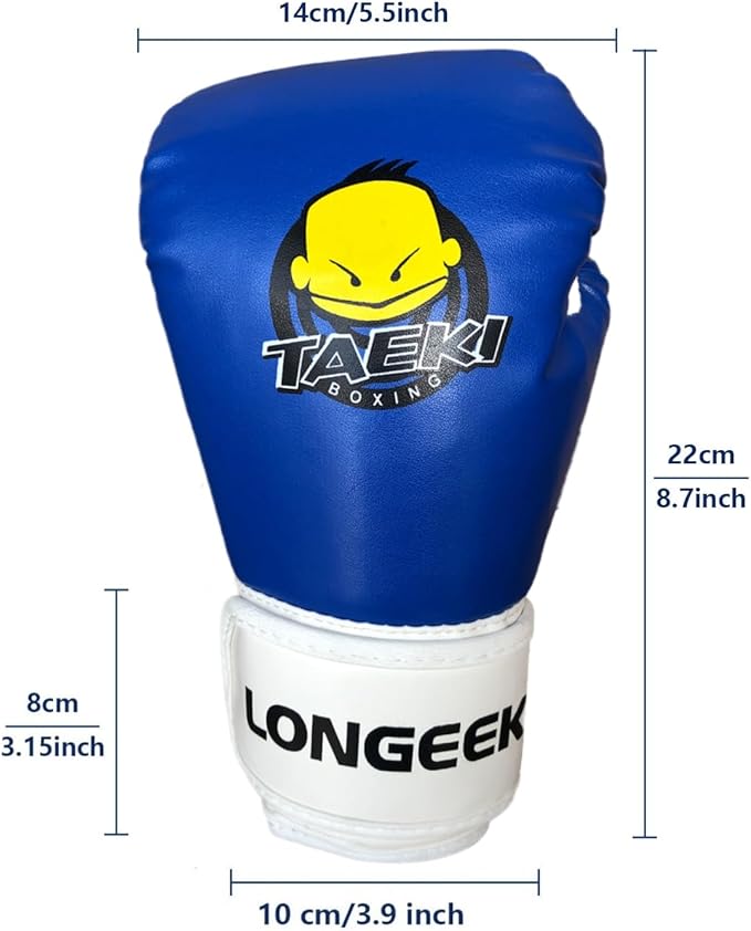 Longeek Kids Boxing Gloves for 3-8 Years Toddler Baby 4oz Fighting Training Punching Bag MMA