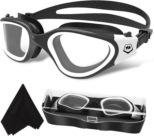 WIN.MAX Polarized Swimming Goggles Swim Pool Goggles Anti Fog Anti UV No Leakage Clear Vision for Men Women Adults Teenagers