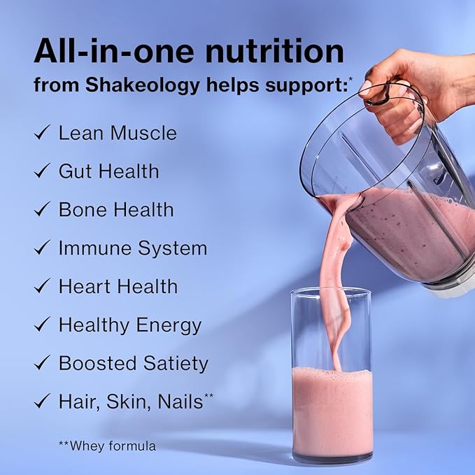 Shakeology Whey Protein Powder Blend - Gluten Free, Superfood Protein Shake with Vitamins and Minerals - Helps Support Healthy Weight Loss, Lean Muscle Support, Gut Health - Chocolate, 30 Servings