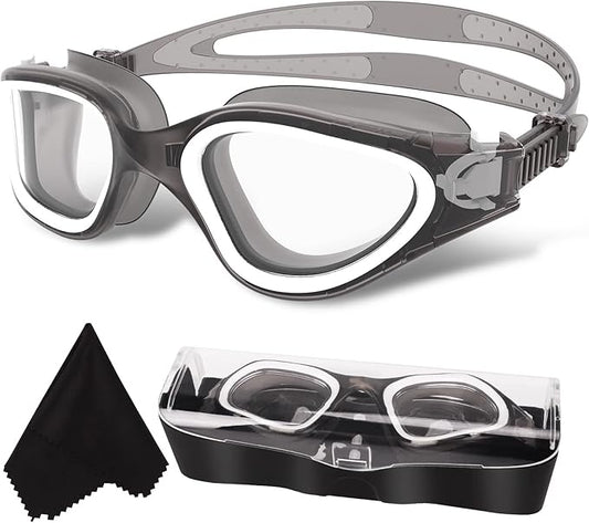WIN.MAX Polarized Swimming Goggles Swim Pool Goggles Anti Fog Anti UV No Leakage Clear Vision for Men Women Adults Teenagers