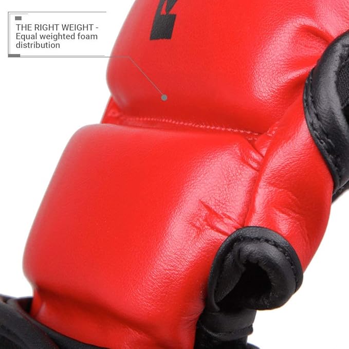 Revgear Pinnacle MMA Gloves | Classic MMA Sparring Glove Design | Multi Layer Foam Padding Over The Knuckles | Thumb Protection