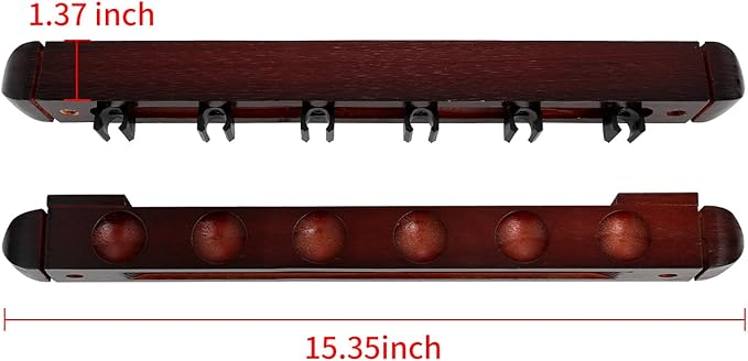 Pool Stick Holder - Wall Mounted with 6/8 Stick Capacity