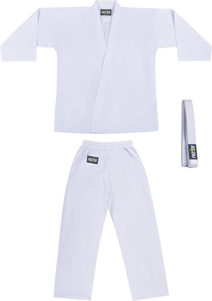 Karate Uniform for Kids & Adults Lightweight Student Gi Pants and Jackets for Martial Arts Uniform With Free Belt