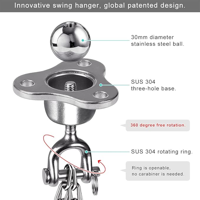 SELEWARE Boxing Punching Bag Hanger, Heavy Bag Hanger Bracket for Heavy Bag Boxing Muay Thai Training Hardware