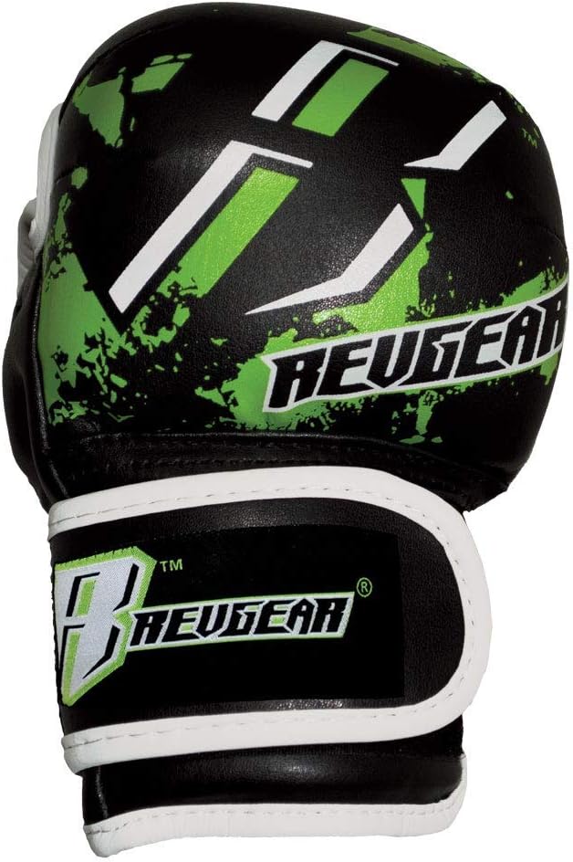 Revgear Kids MMA Boxing Gloves Combat Series, Youth Boxing Gloves, Muay Thai Punching Gloves - Protected Thumb, Ventilation