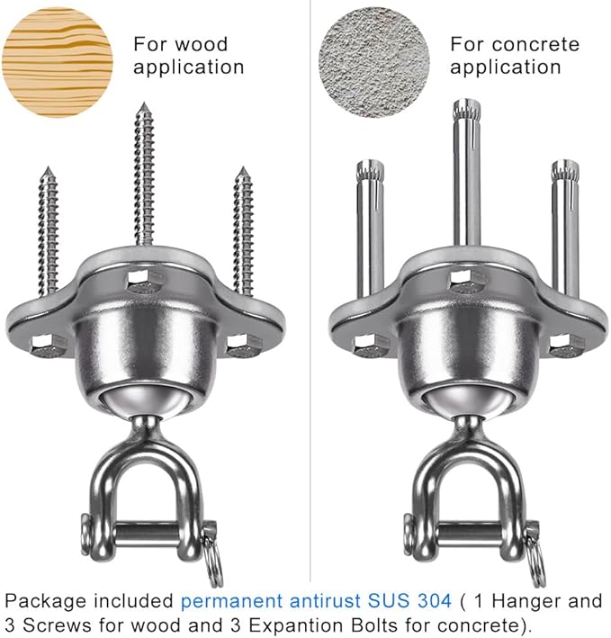 SELEWARE Boxing Punching Bag Hanger, Heavy Bag Hanger Bracket for Heavy Bag Boxing Muay Thai Training Hardware