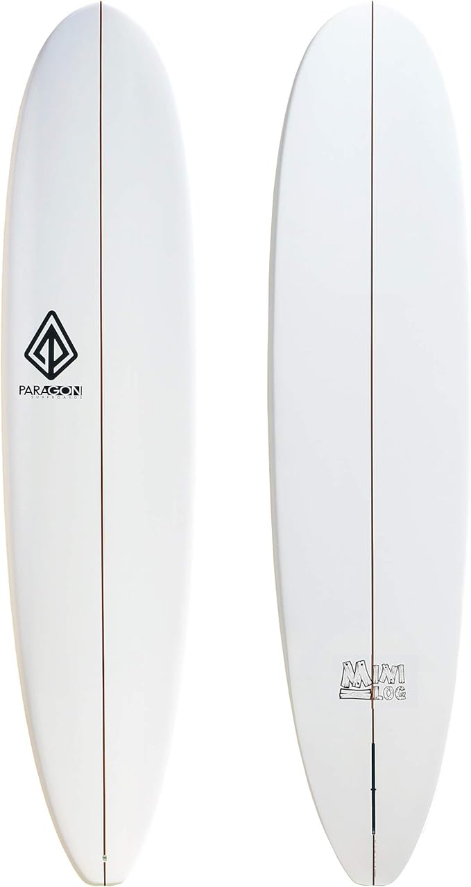 Epoxy Fiberglass Surfboard | High-Performance & Fun Single Fin Longboard Surfboard for All Wave Conditions | 8'0 | 9'0
