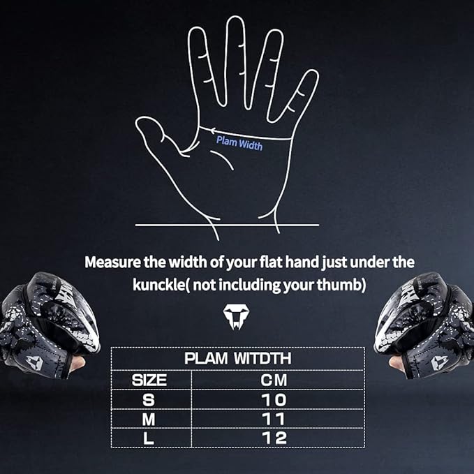 Punch Bag Training Gloves, LangRay MMA Grappling Gloves for Sparring Martial Arts Boxing Training for Adults and Kids