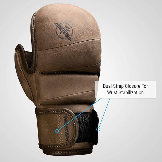 Hayabusa T3 LX Leather 7oz MMA Sparring Training Gloves Men & Women