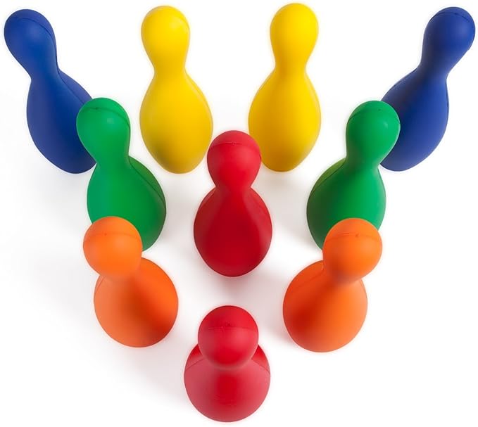 Champion Sports Weighted Foam Bowling Pin Set - Pins Only