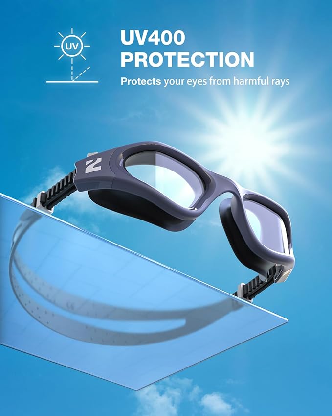 ZIONOR Swim Goggles, G1 SE Swimming Goggles Anti-fog for Adult Men Women