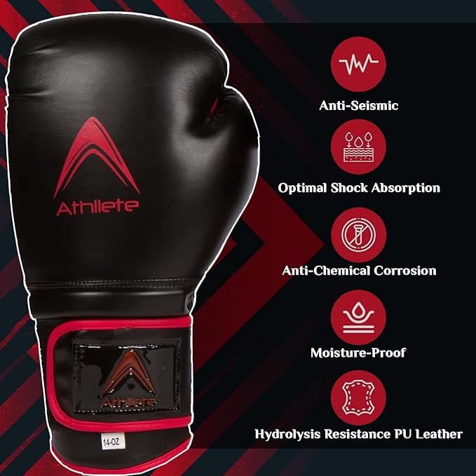 Durable and Comfortable Boxing Gloves Men and Boxing Gloves Women, Extra Thick Padding for Beginner Boxers and Training Fitness, Ideal for Both Men Boxer and Women Boxer